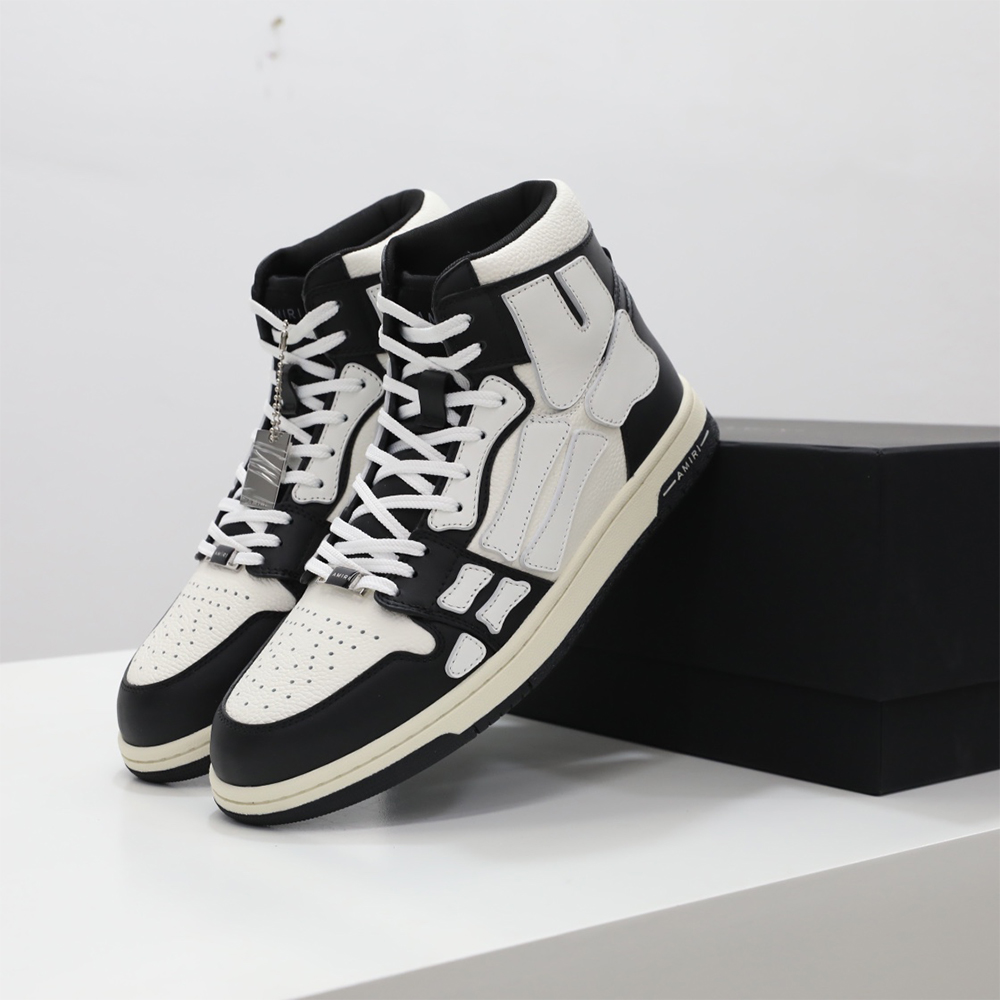 Amiri Skel-Top Hi Sneaker Weiß/Schwarz - EUR FASHION