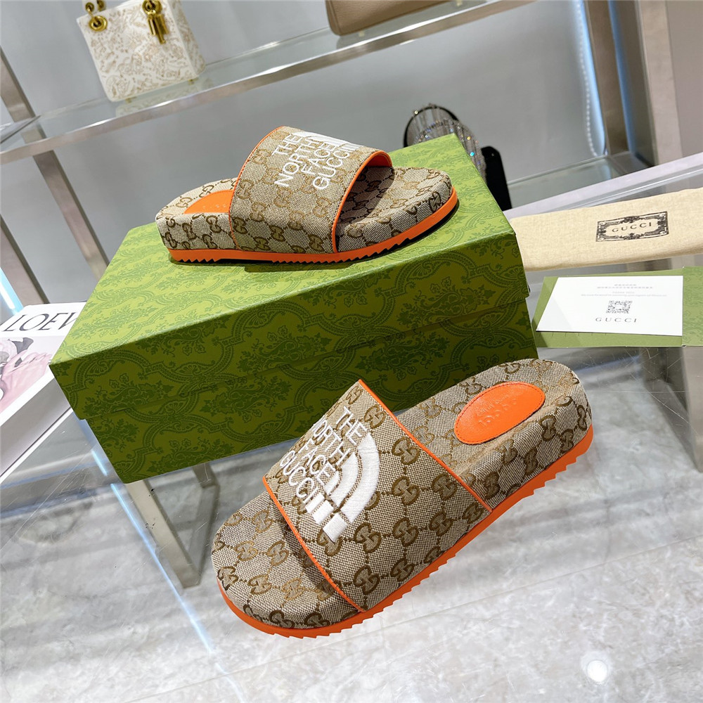 Gucci Herren The North Face x Gucci GG Slide - EUR FASHION