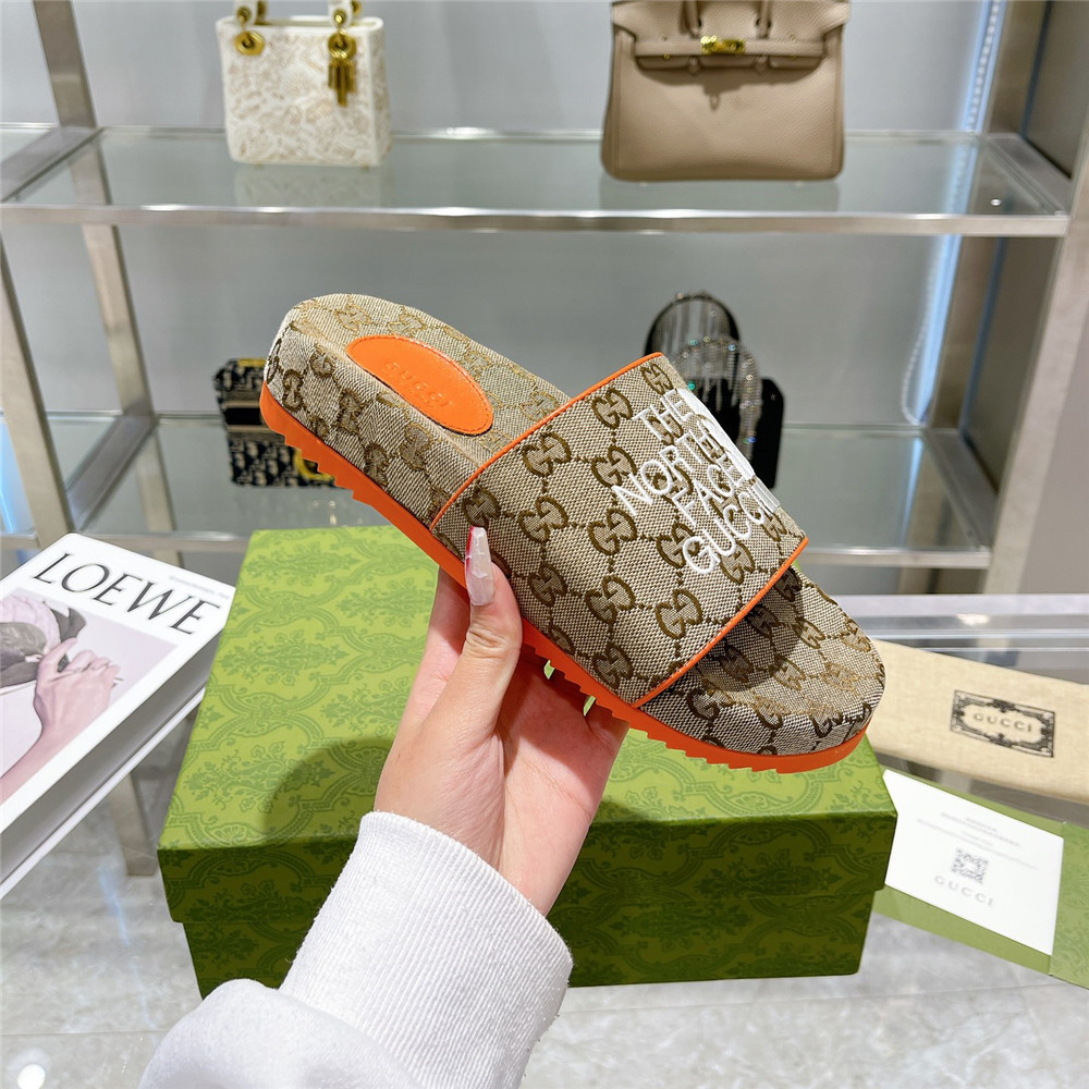 Gucci Herren The North Face x Gucci GG Slide - EUR FASHION