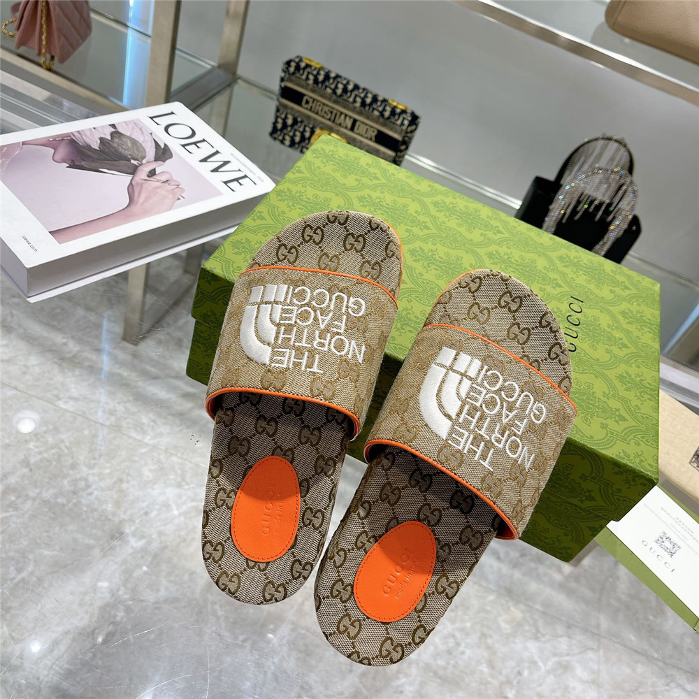 Gucci Herren The North Face x Gucci GG Slide - EUR FASHION