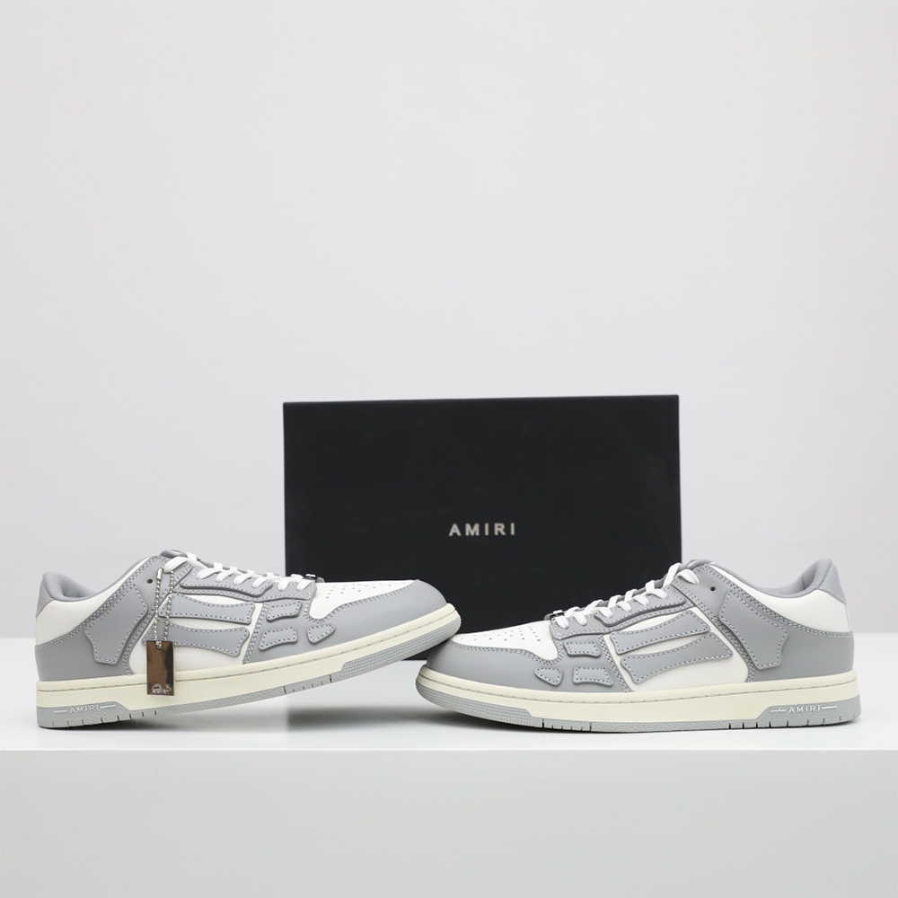 Amiri Skel-Top Low Sneaker Grau/Weiß - EUR FASHION