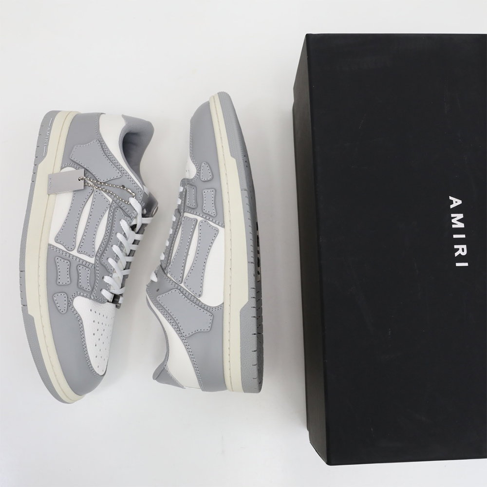 Amiri Skel-Top Low Sneaker Grau/Weiß - EUR FASHION