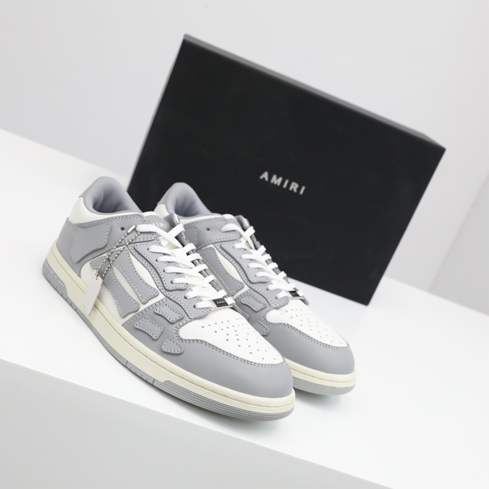 Amiri Skel-Top Low Sneaker Grau/Weiß - EUR FASHION