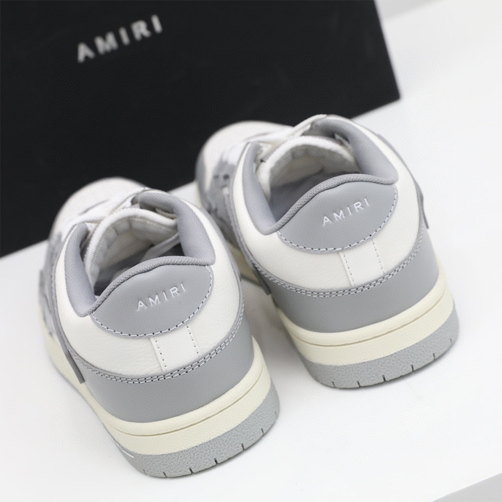 Amiri Skel-Top Low Sneaker Grau/Weiß - EUR FASHION