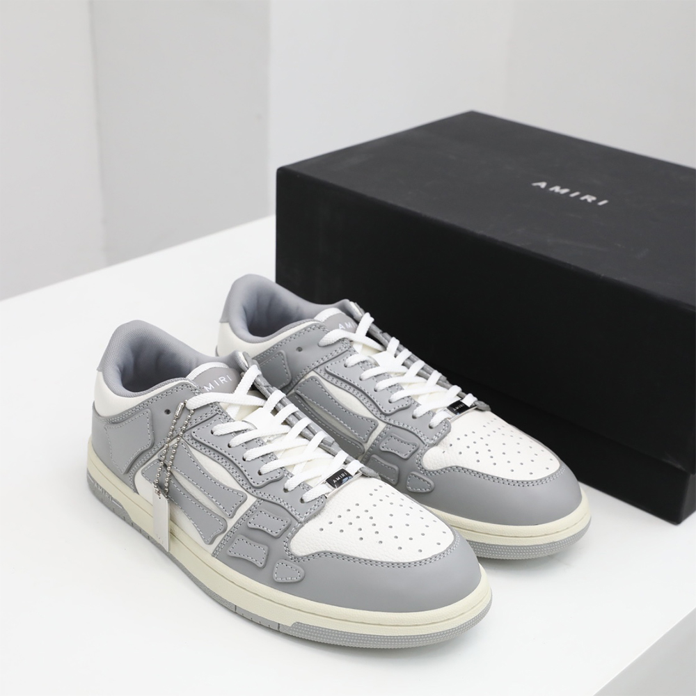 Amiri Skel-Top Low Sneaker Grau/Weiß - EUR FASHION