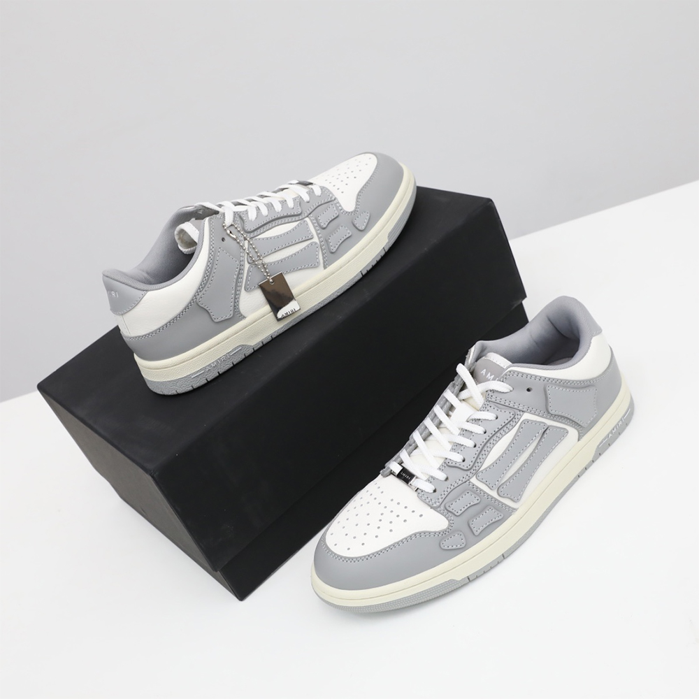 Amiri Skel-Top Low Sneaker Grau/Weiß - EUR FASHION