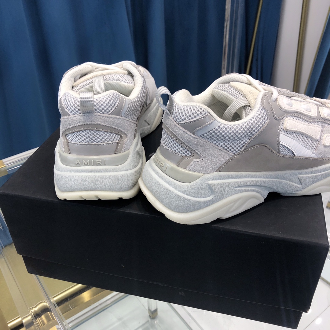 Amiri Bone Runner Weiß & Silber - EUR FASHION