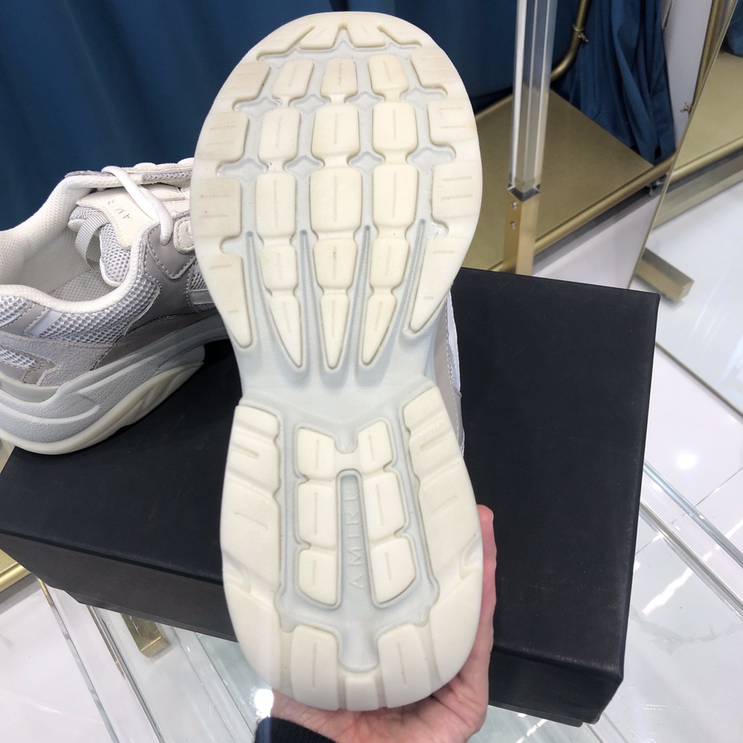 Amiri Bone Runner Weiß & Silber - EUR FASHION