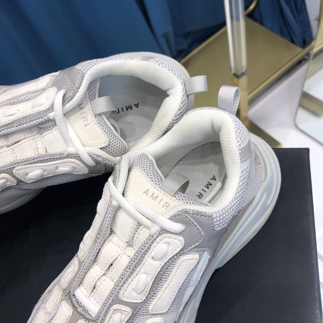 Amiri Bone Runner Weiß & Silber - EUR FASHION
