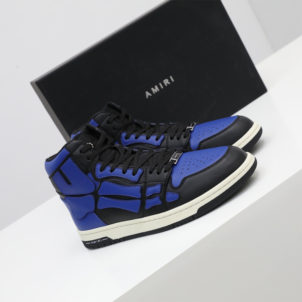 Amiri Skel-Top Hi Sneaker Schwarz/Blau - EUR FASHION