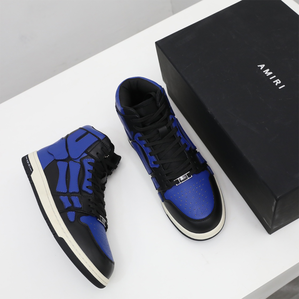 Amiri Skel-Top Hi Sneaker Schwarz/Blau - EUR FASHION