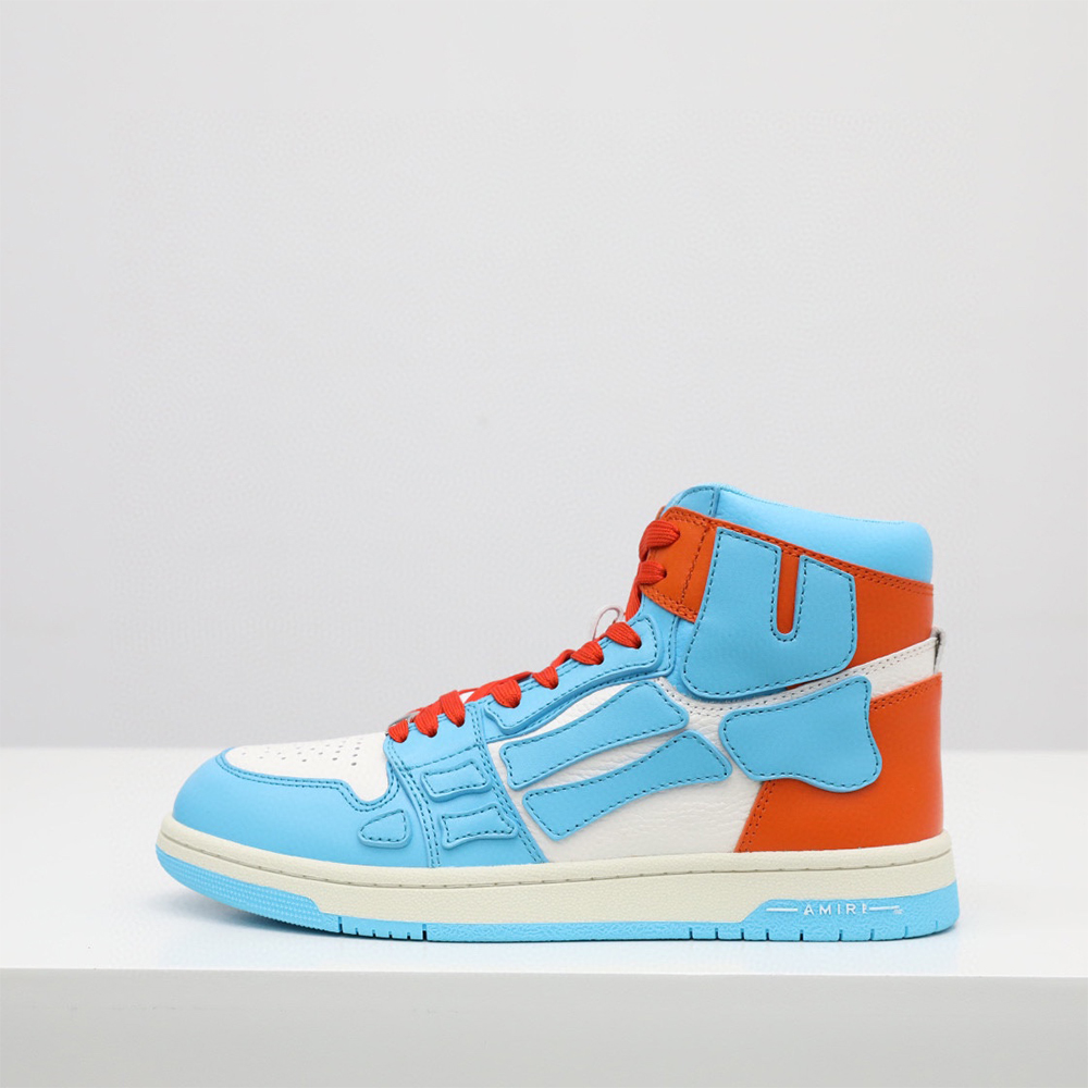 Amiri Skel-Top Hi Sneaker Blau/Orange - EUR FASHION