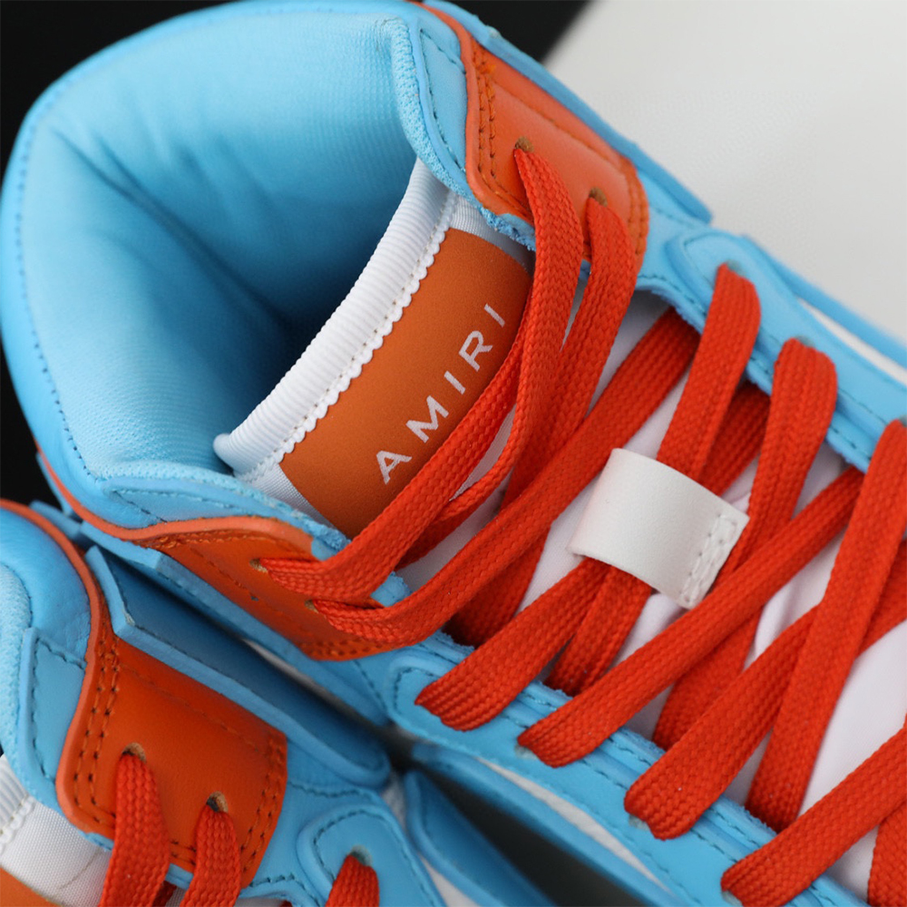 Amiri Skel-Top Hi Sneaker Blau/Orange - EUR FASHION