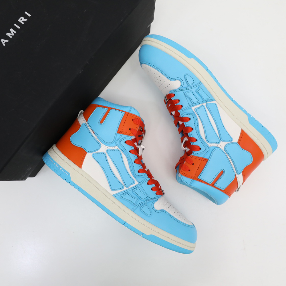 Amiri Skel-Top Hi Sneaker Blau/Orange - EUR FASHION