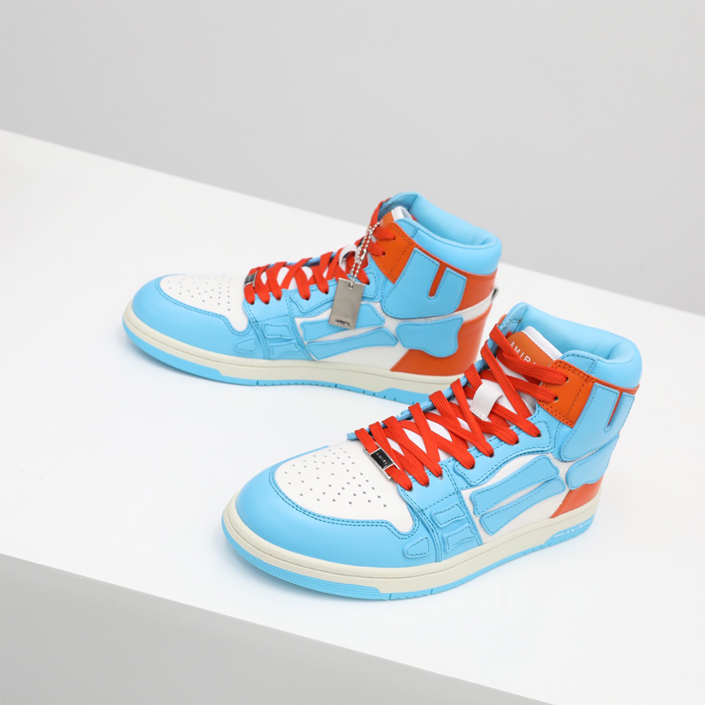Amiri Skel-Top Hi Sneaker Blau/Orange - EUR FASHION