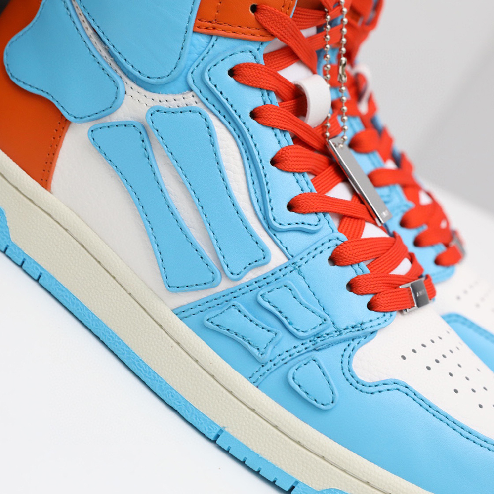 Amiri Skel-Top Hi Sneaker Blau/Orange - EUR FASHION