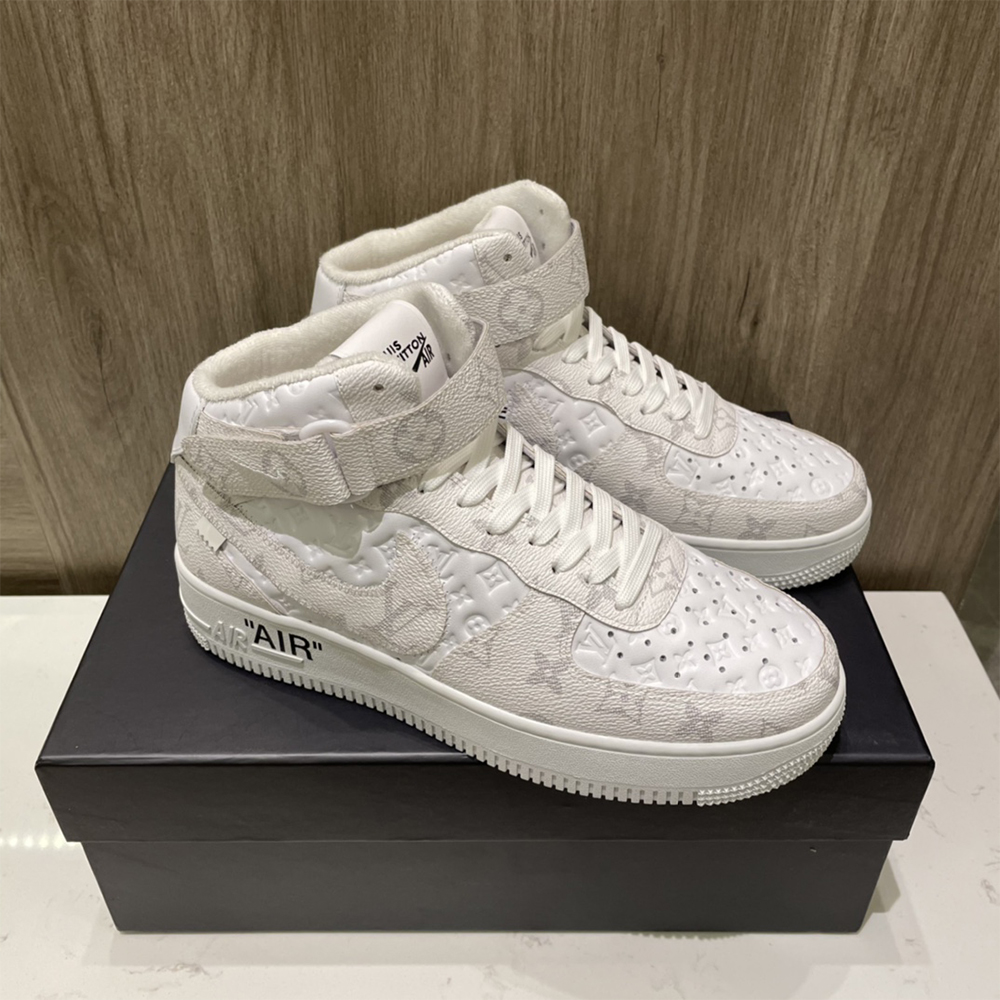 Louis Vuitton X Nike Air Force 1 Mid-Top-Sneaker in Weiß - EUR FASHION