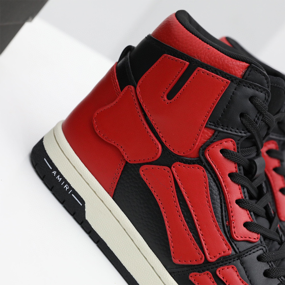 Amiri Skel-Top Hi Sneaker Rot/Schwarz - EUR FASHION