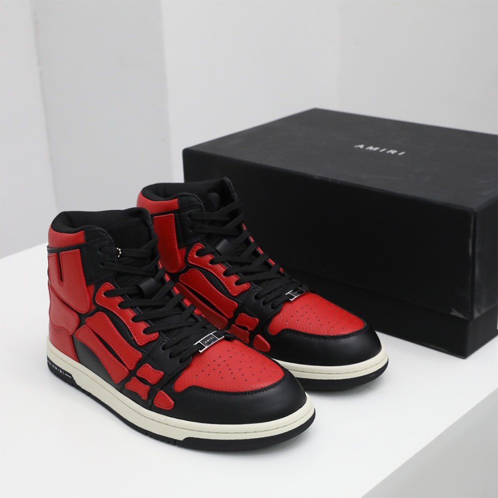 Amiri Skel-Top Hi Sneaker Rot/Schwarz - EUR FASHION
