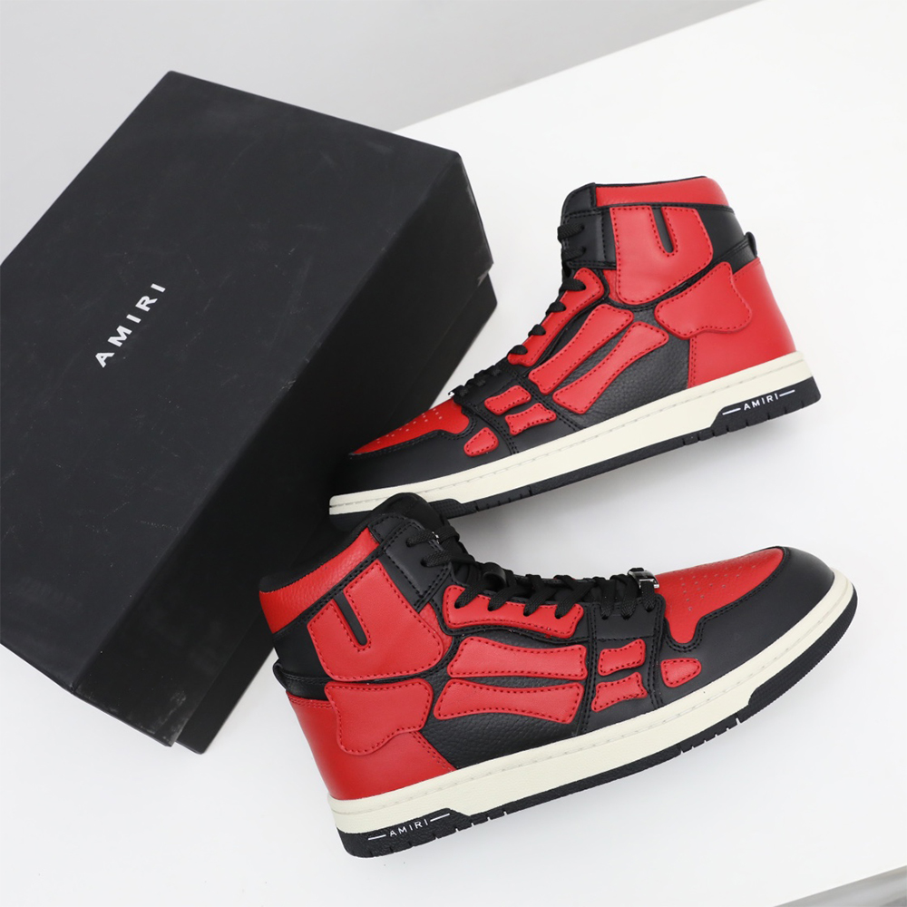 Amiri Skel-Top Hi Sneaker Rot/Schwarz - EUR FASHION