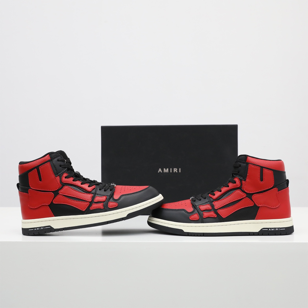 Amiri Skel-Top Hi Sneaker Rot/Schwarz - EUR FASHION