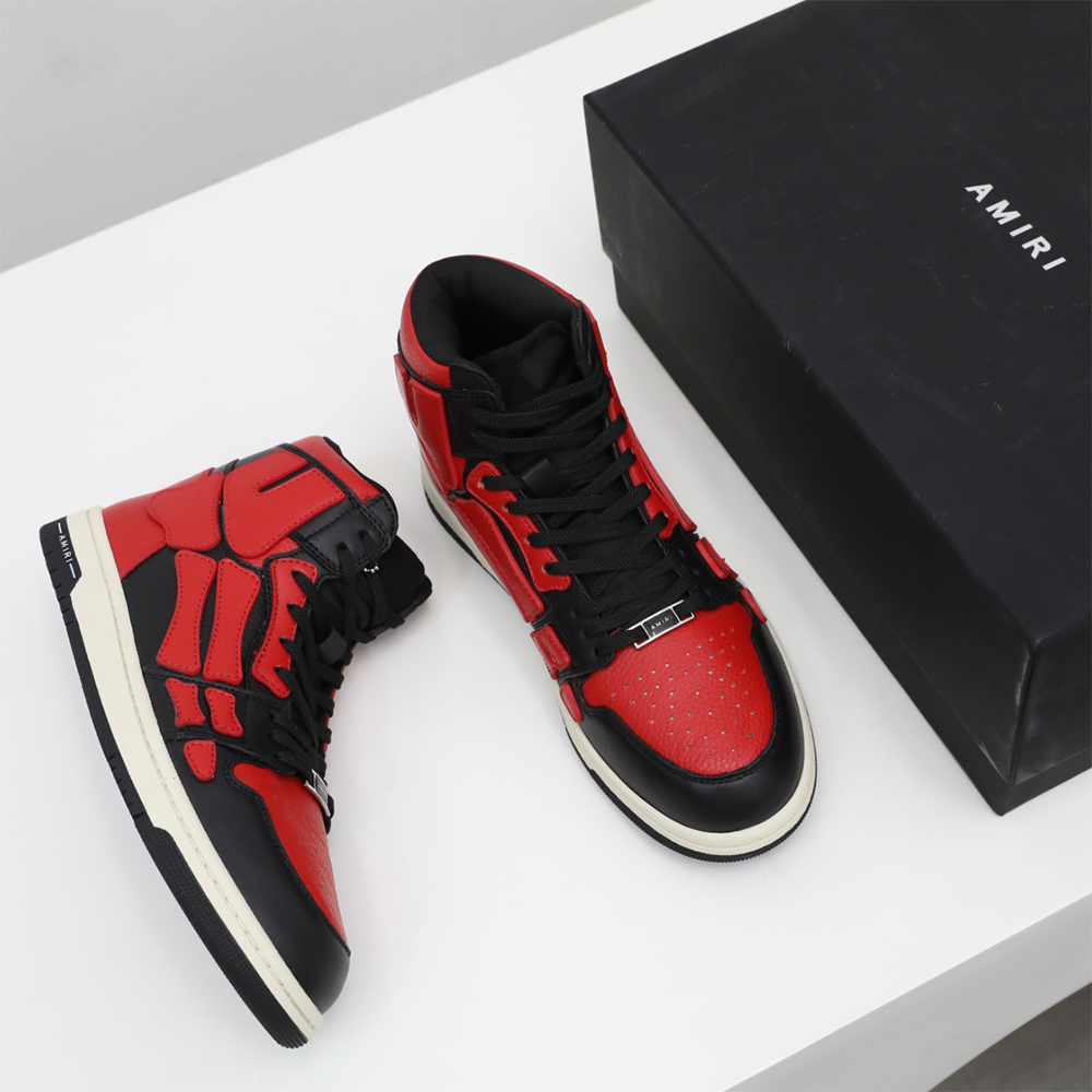 Amiri Skel-Top Hi Sneaker Rot/Schwarz - EUR FASHION
