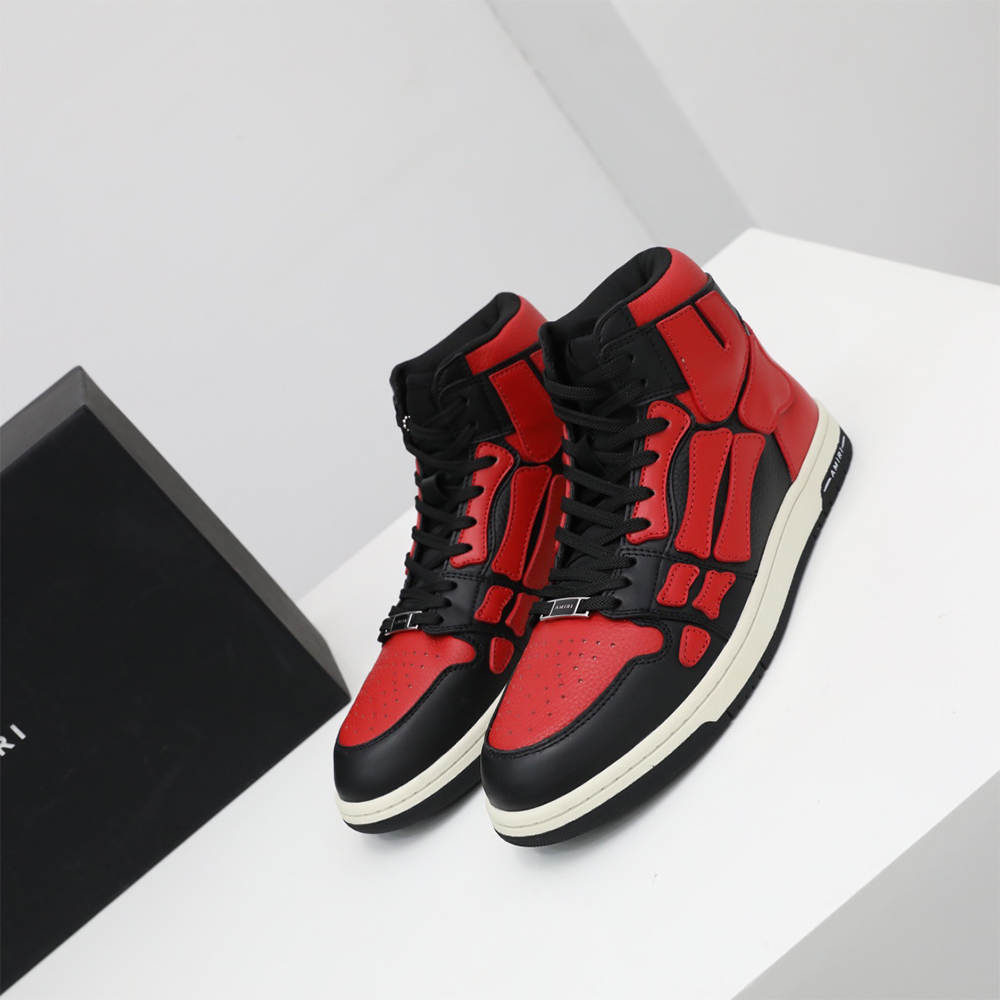 Amiri Skel-Top Hi Sneaker Rot/Schwarz - EUR FASHION