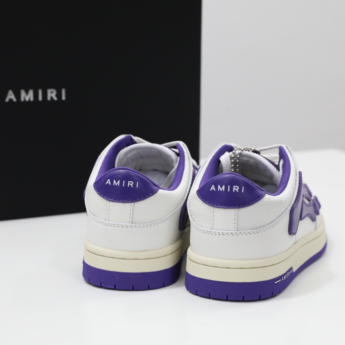 Amiri Skel-Top Low Sneaker Lila/Weiß - EUR FASHION