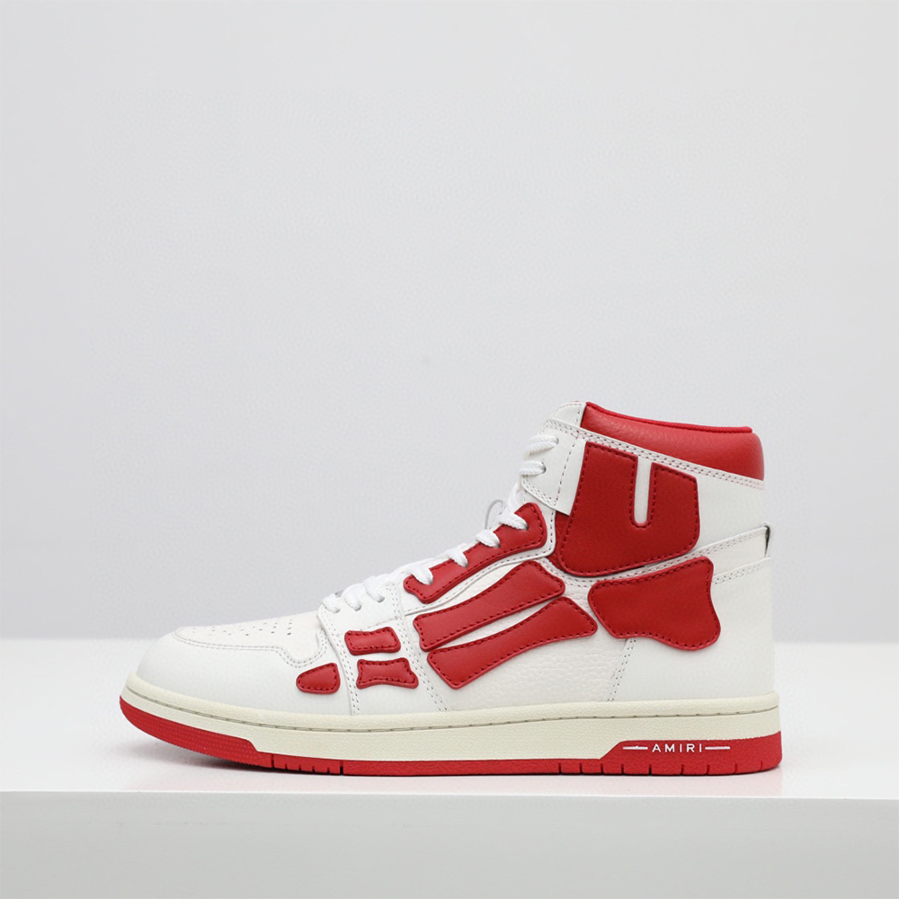 Amiri Skel-Top Hi Sneaker Rot/Weiß - EUR FASHION