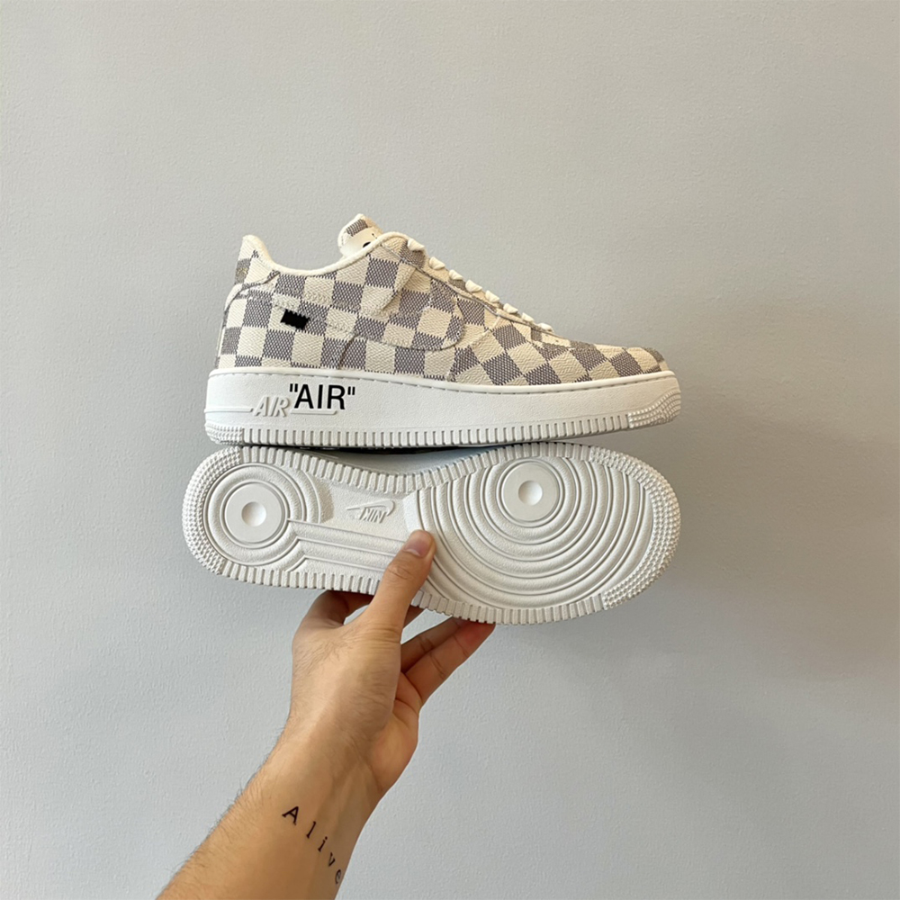 Louis Vuitton X Nike Air Force 1 Damier Sneaker - EUR FASHION