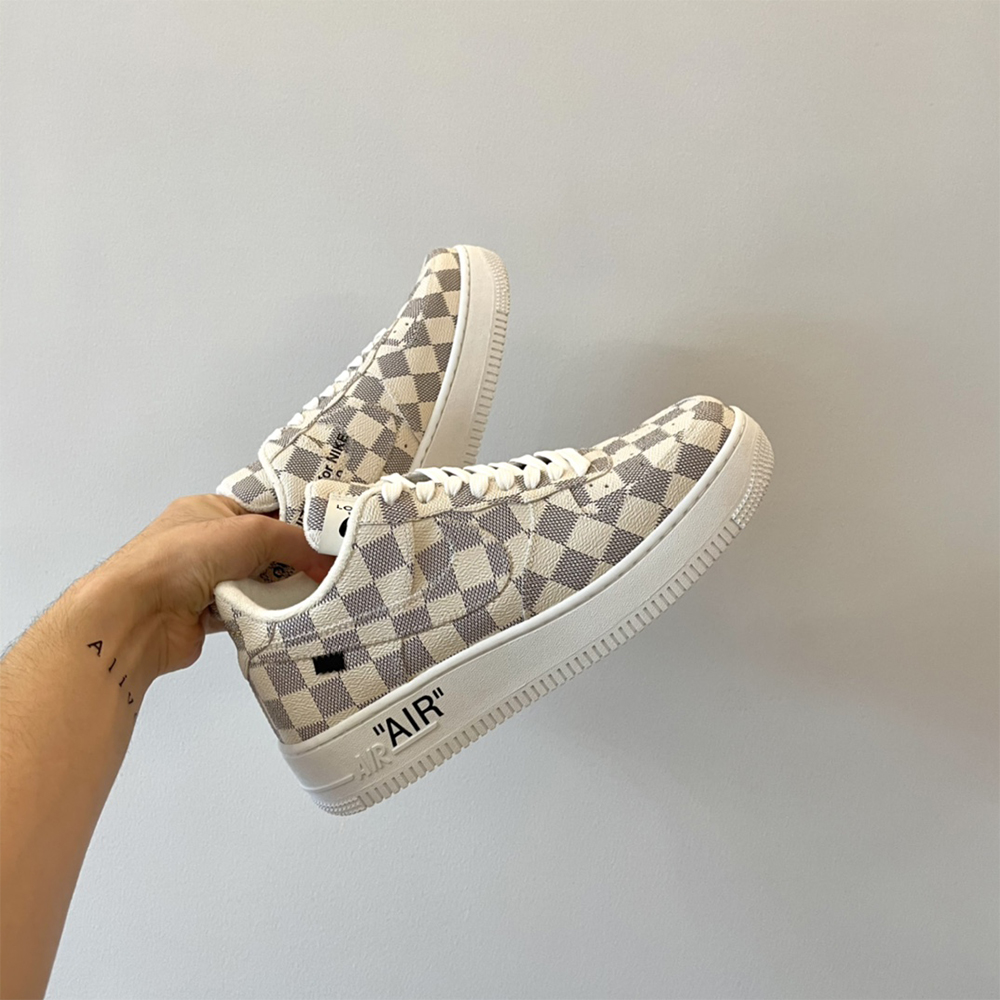 Louis Vuitton X Nike Air Force 1 Damier Sneaker - EUR FASHION