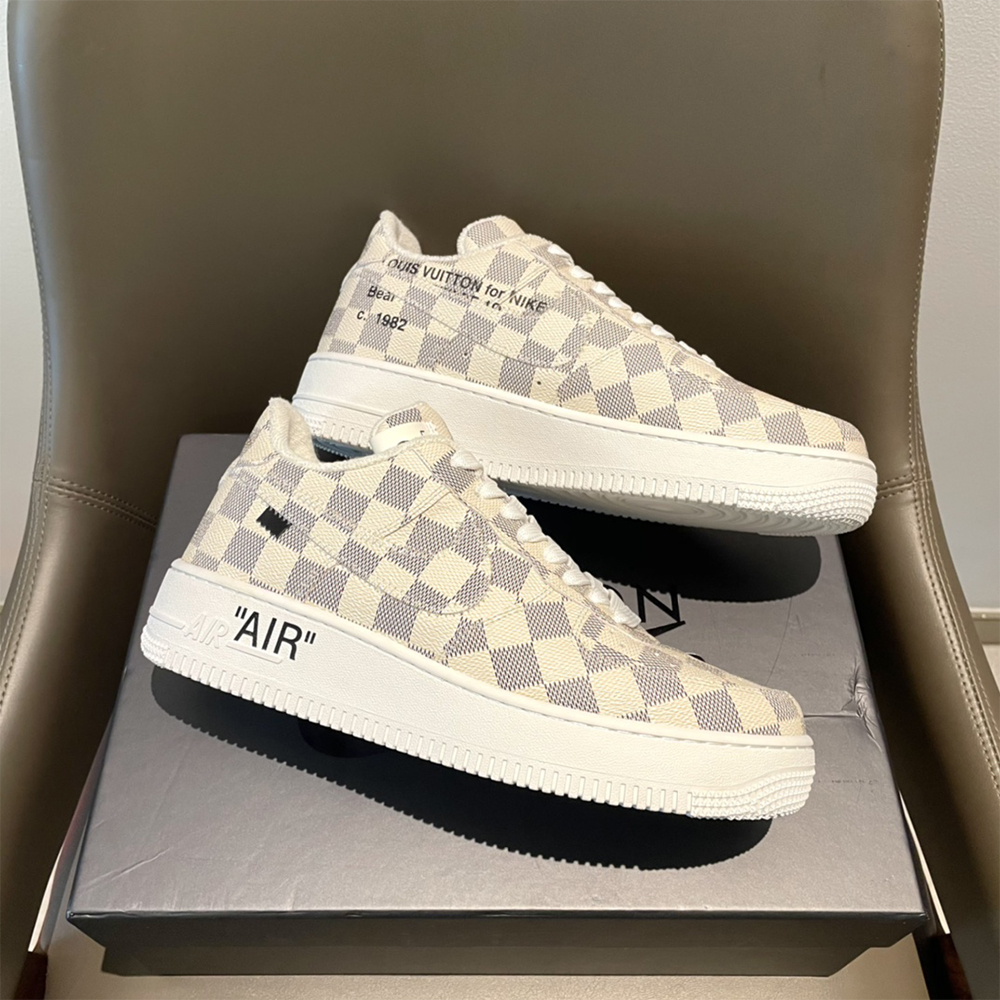 Louis Vuitton X Nike Air Force 1 Damier Sneaker - EUR FASHION