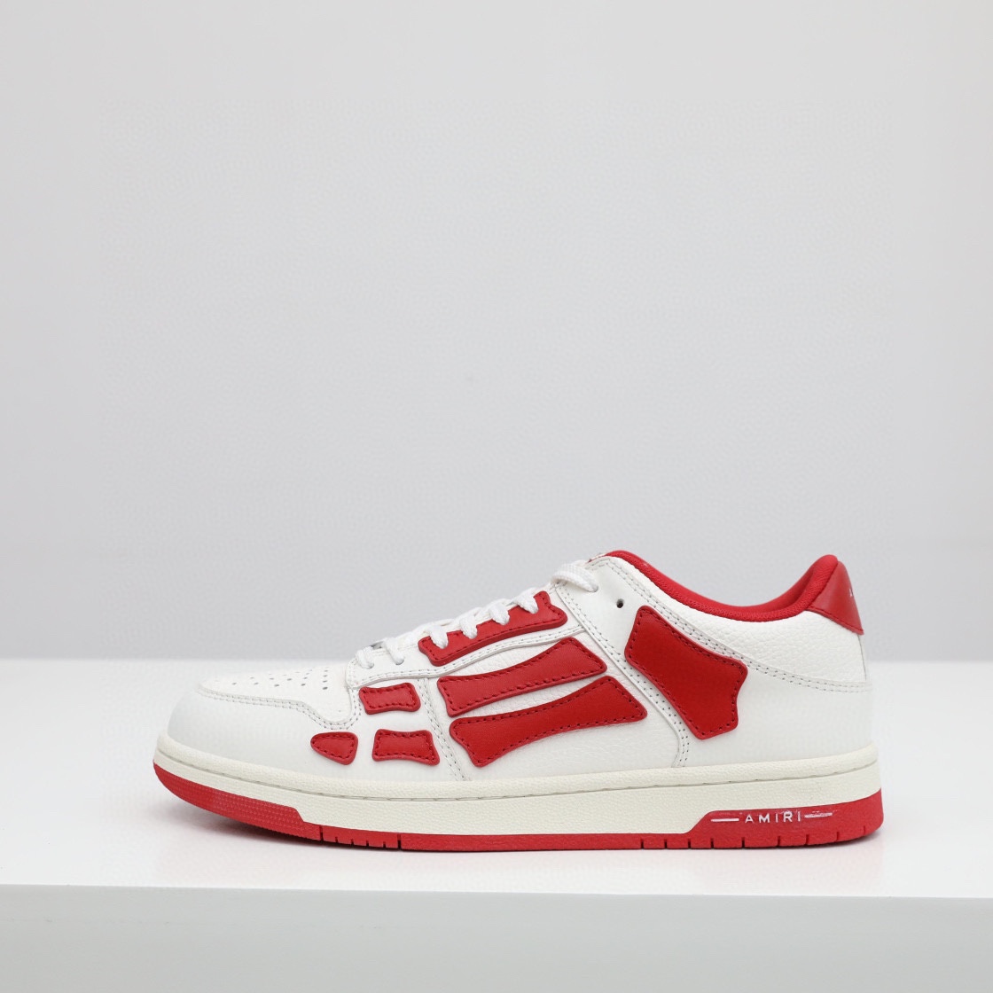 Amiri Skel-Top Low Sneaker Rot/Weiß - EUR FASHION