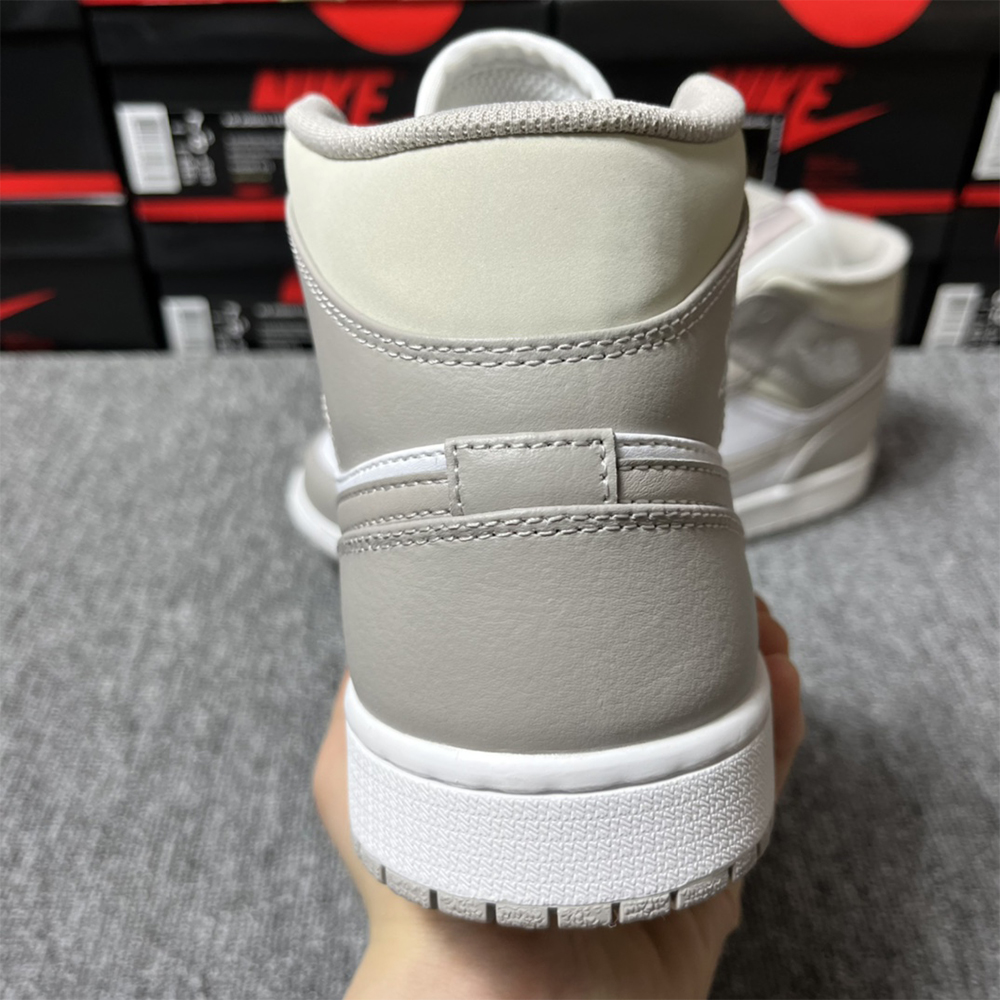 Air Jordan 1 Mittelgrauer Sneaker - EUR FASHION