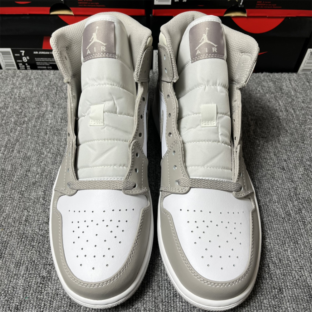 Air Jordan 1 Mittelgrauer Sneaker - EUR FASHION