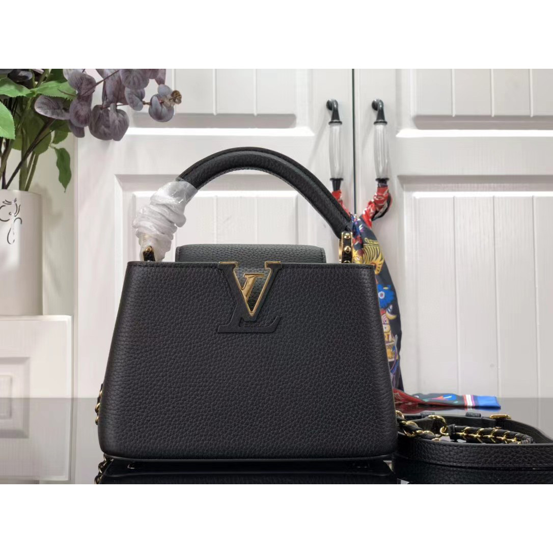 Louis Vuitton Capucines Mini-Handtasche in Schwarz (21 x 14 x 8 cm) - EUR FASHION