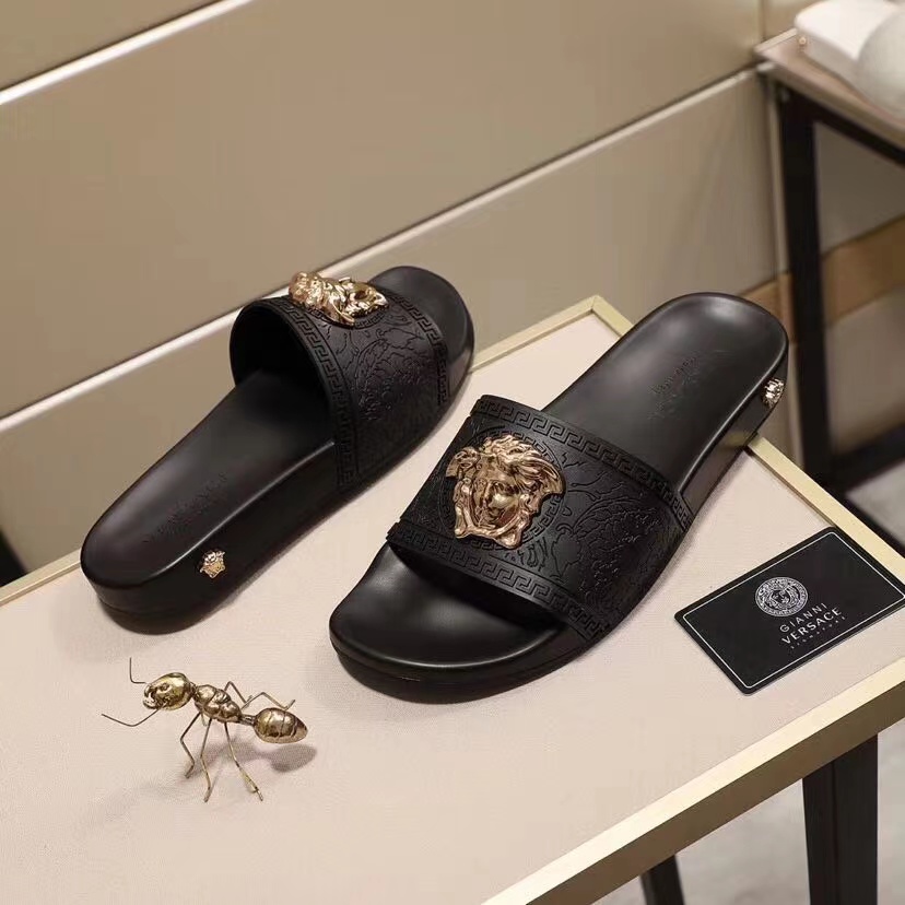 Versace Barock-Medusa-Slides - EUR FASHION