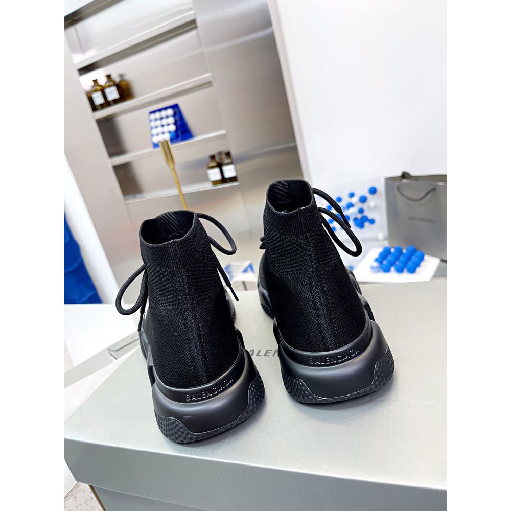 Balenciaga Speed-Schnürsneaker für Herren in Schwarz - EUR FASHION