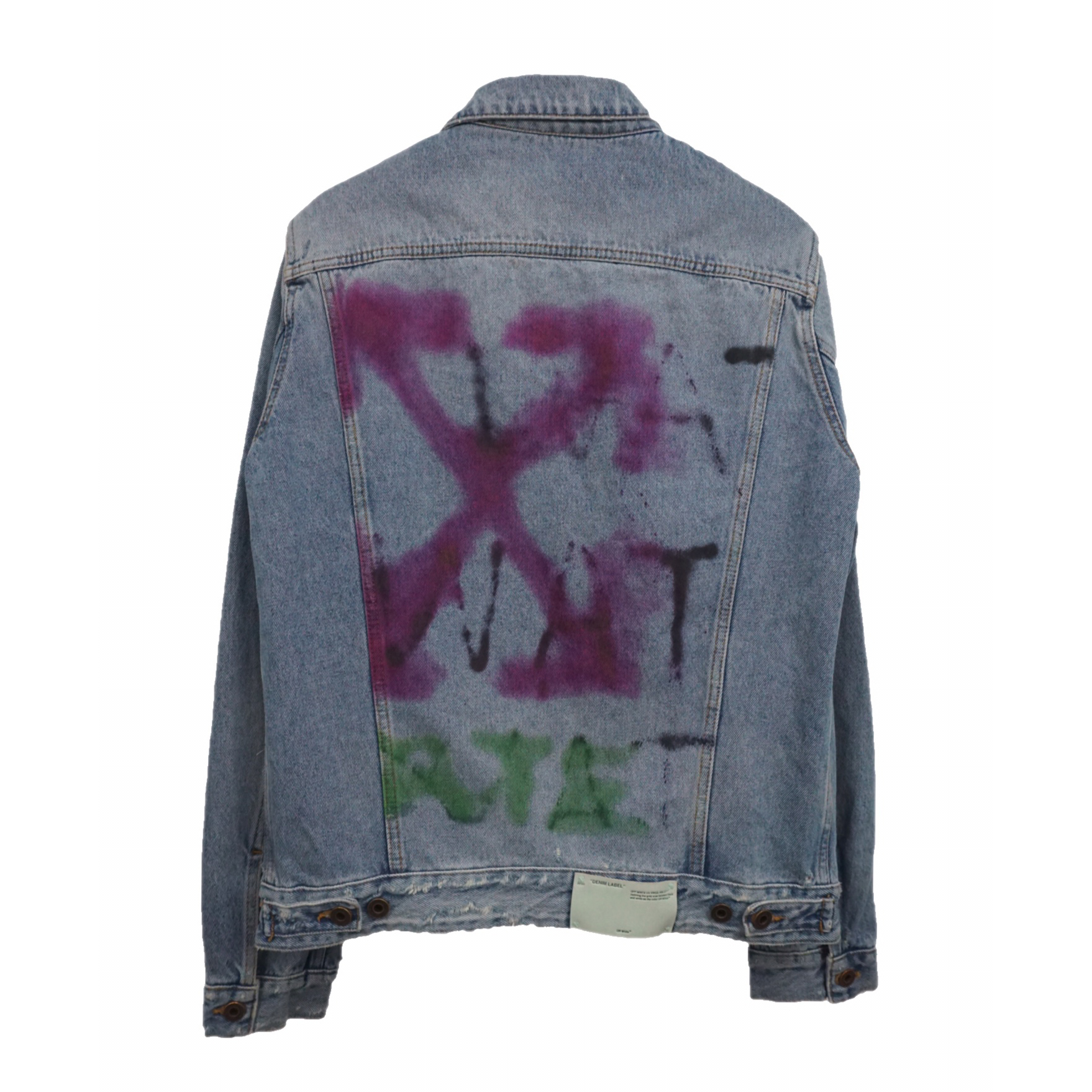 Off-White-Pfeil-Jeansjacke - EUR FASHION