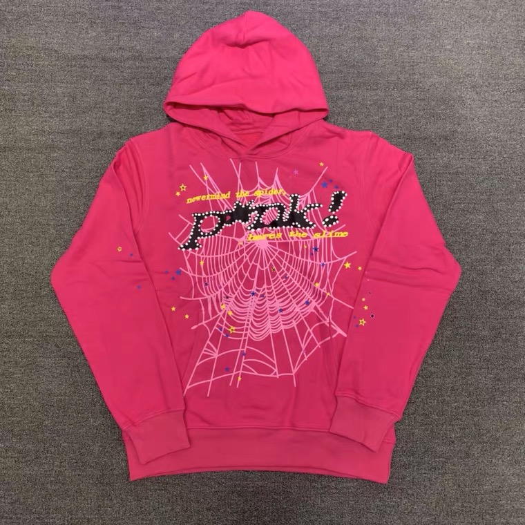 Sp5der P*NK Kapuzenpullover Rosa - EUR FASHION