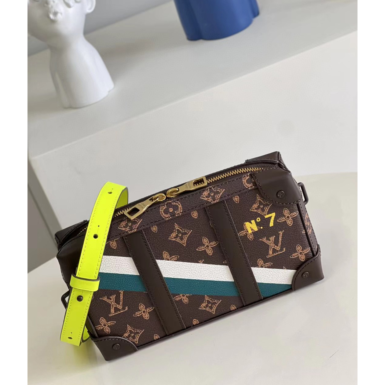 Louis Vuitton Vsoft Trunk Tragbare Geldbörse (22,5-14-5 CM) - EUR FASHION