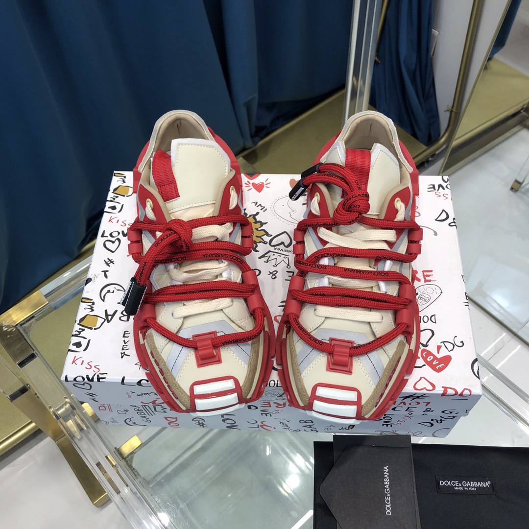 Dolce & Gabbana Space-Sneaker aus Materialmix - EUR FASHION