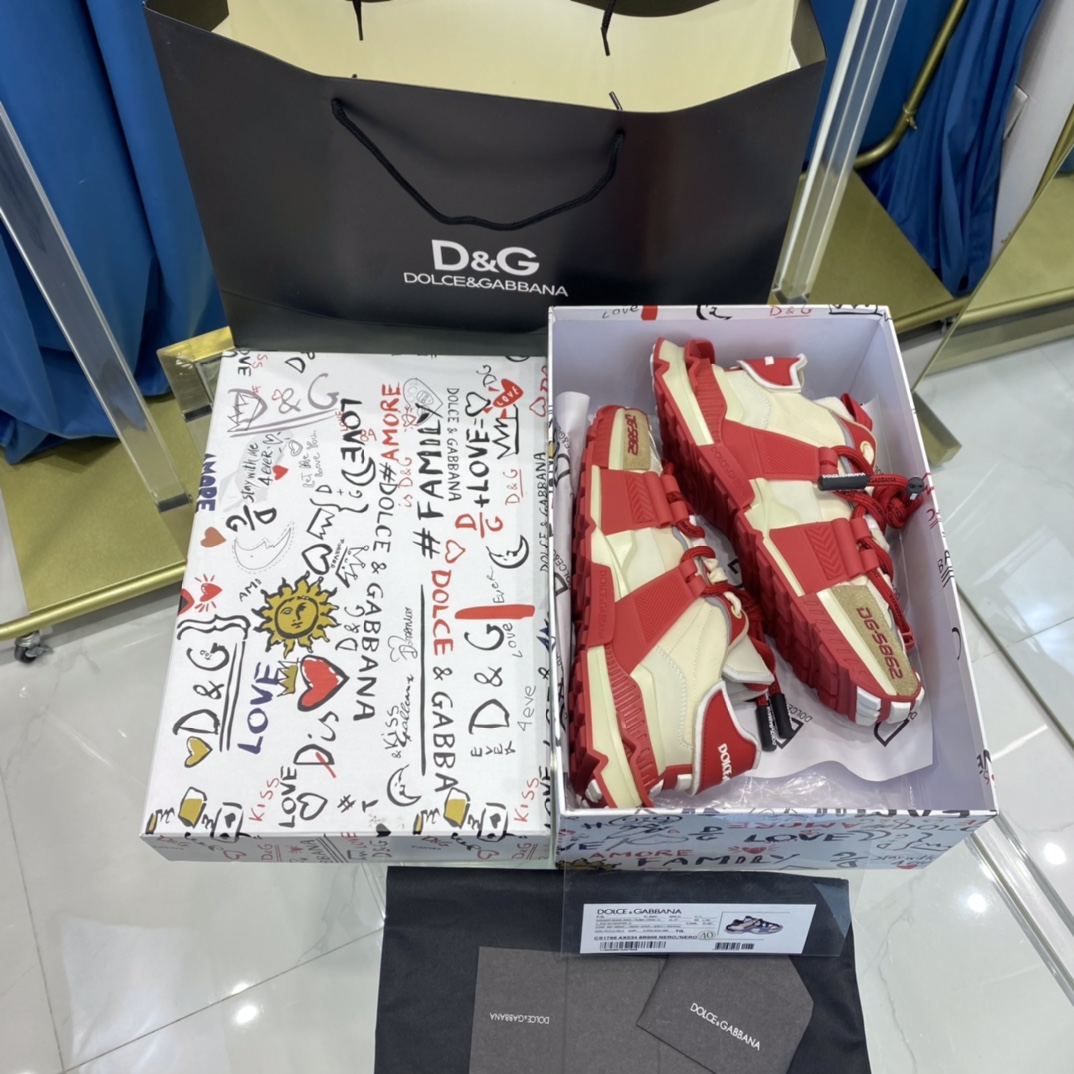 Dolce & Gabbana Space-Sneaker aus Materialmix - EUR FASHION