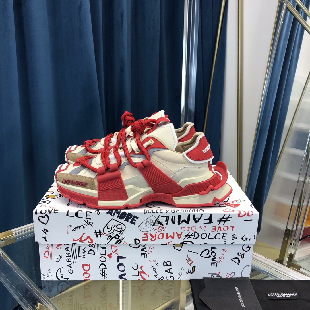 Dolce & Gabbana Space-Sneaker aus Materialmix - EUR FASHION