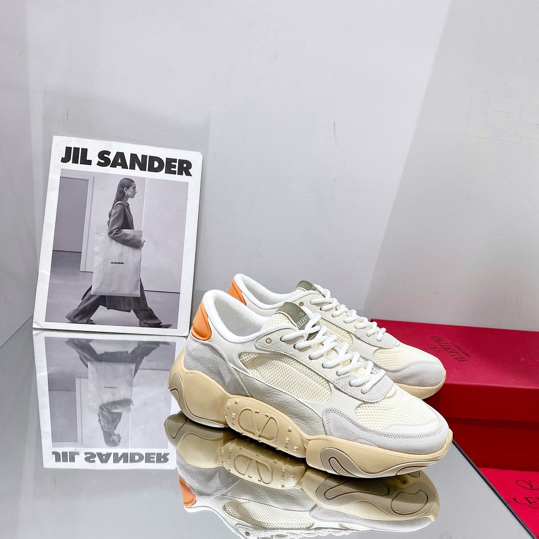 Sneakers aus Valenti-Mesh-Stoff und Wildleder - EUR FASHION