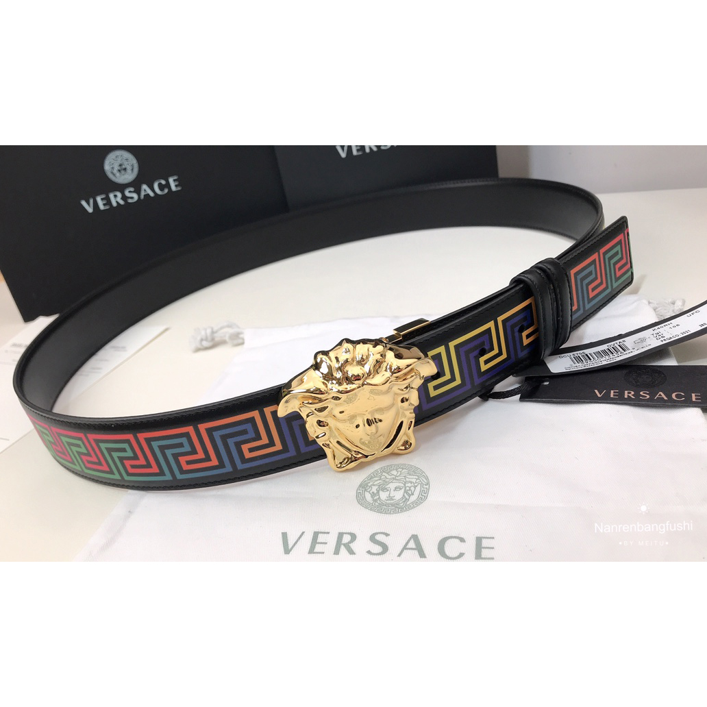 Versace Palazzo-Gürtel im Barocco-Print, 40 mm - EUR FASHION