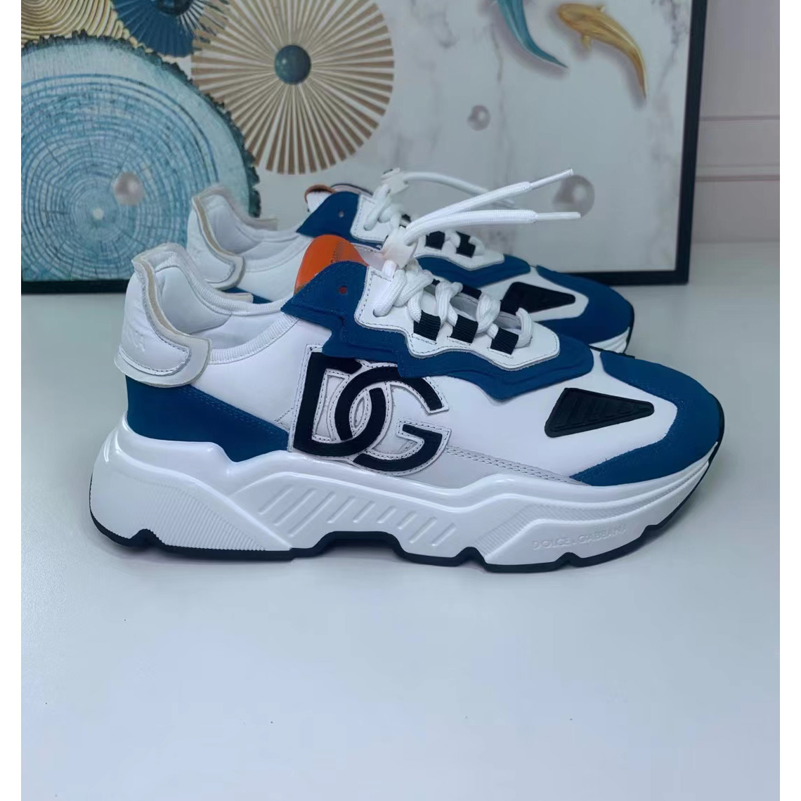 Dolce & Gabbana Low-Top-Sneaker mit Logo-Patch - EUR FASHION