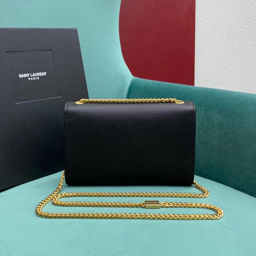 Saint Laurent Umschlagtasche in Schwarz (20–12,5–5 cm) - EUR FASHION