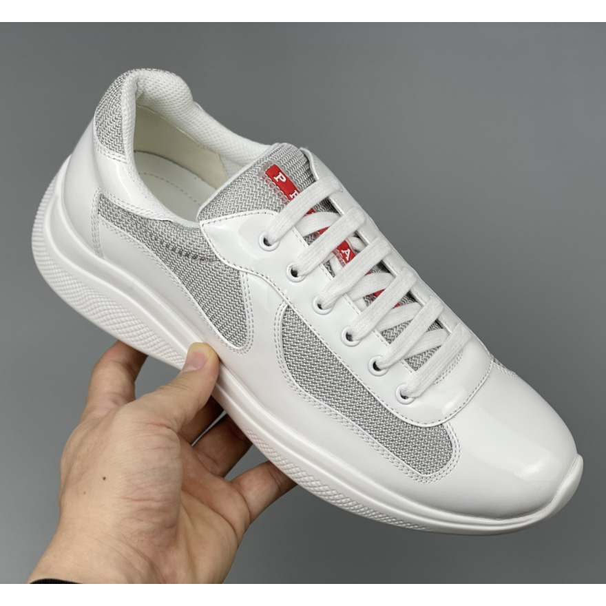 Prada America's Cup-Sneaker für Herren in Weiß (in britischer Größe) - EUR FASHION