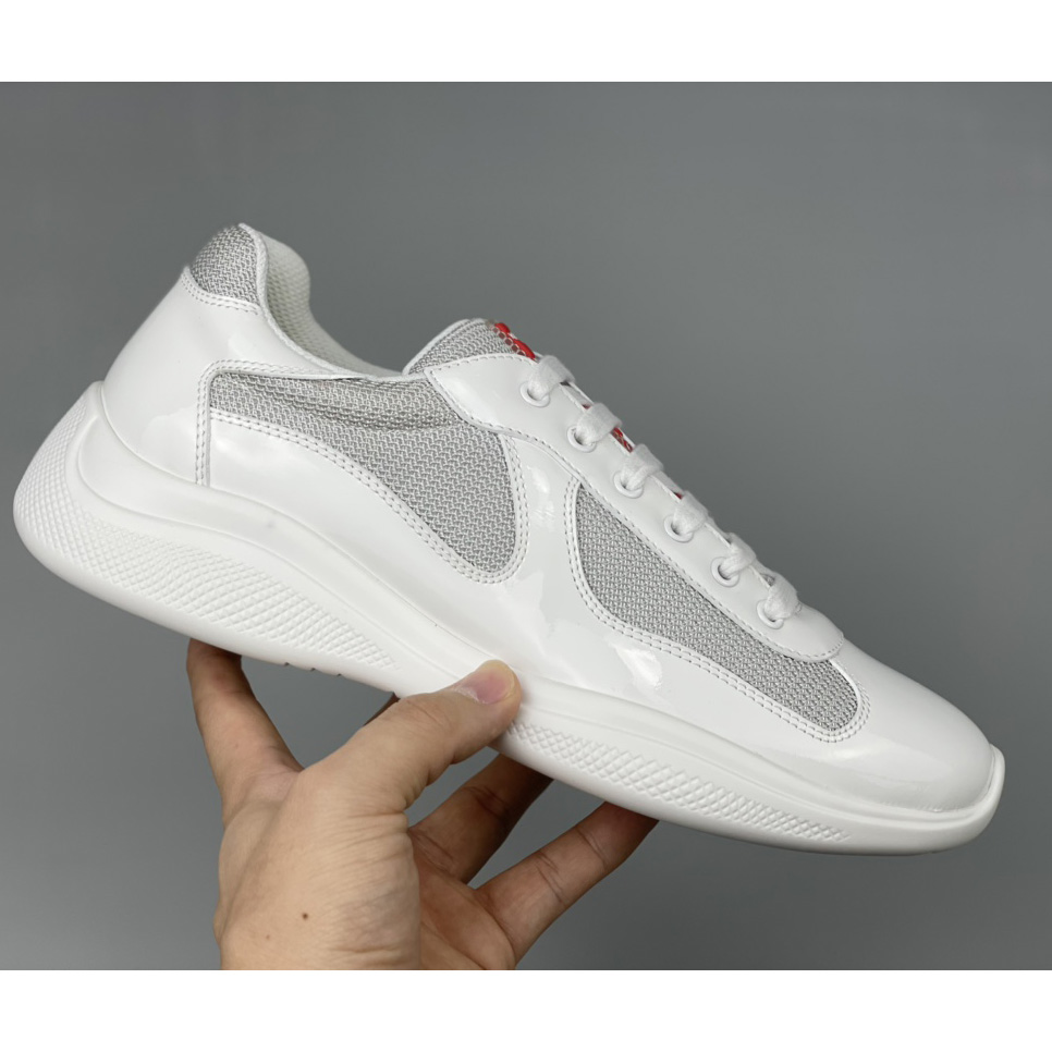 Prada America's Cup-Sneaker für Herren in Weiß (in britischer Größe) - EUR FASHION